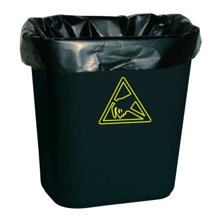 Transforming Technologies Conductive Trash Liners Black, 7-10 Gal WBASLB